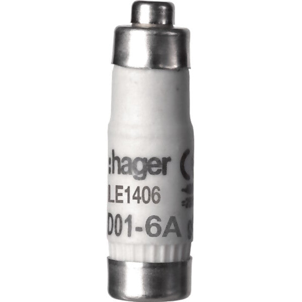 Hager Sicherung D01 E14 6A 400V gG m.Melder LE1406